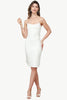Load image into Gallery viewer, Strapless White Corset Party Dress
