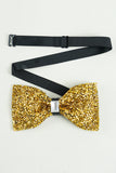 Golden Adjustable Bow Tie Formal Tuxedo Bowtie