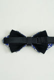 Black Rhinestones Adjustable Party Bow Ties