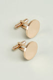 Men Golden Tuxedo Cufflinks