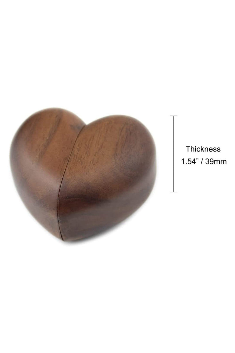 Load image into Gallery viewer, Wooden Heart Shaped Engagement Ring Box