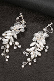 White Flower Bridal Ear Clip