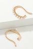 Load image into Gallery viewer, Pearl Metal Earrings