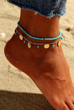 Blue Boho Style Anklet