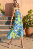 Yellow Floral Boho Maxi Summer Dress