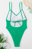 Green One Piece Tummy Control Swimwear