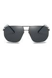 Metal Double Bridge Men's Outdoor Fashion Sunglasses