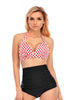 Load image into Gallery viewer, Two Piece High Waist Halter Swimsuits