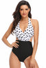 Load image into Gallery viewer, Halter Cut Out One Piece High Waist Swimwear