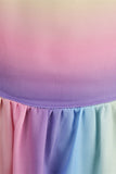 Colorful A Line Vintage 1950s Dress