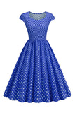 Polka Dots Swing 1950s Dress