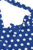 Load image into Gallery viewer, Halter Red Vintage Polka Dot 50&#39;s Girls Dress with Bow