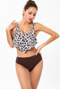 Load image into Gallery viewer, Leopard Two Pieces Brown Swimwear