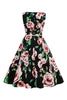 Load image into Gallery viewer, Printed A Line Short Swing 1950s Dress