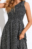Load image into Gallery viewer, One Shoulder Black Printed Summer Dress