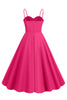 Load image into Gallery viewer, Light Blue Polka Dots Spaghetti Straps 1950s Dress