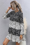 Polka Dots Long Sleeves Casual Dress