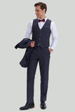 Men's Grey 3 Piece One Button Tuxedo