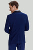 Load image into Gallery viewer, Men&#39;s Navy 3-piece One Button Slim Fit Formal Suits