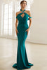 Load image into Gallery viewer, Pine Halter Mermaid Cut Out Long Formal Dress