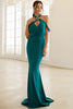 Load image into Gallery viewer, Pine Halter Mermaid Cut Out Long Formal Dress
