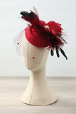 Burgundy 1920s Gatsby Style Headpieces