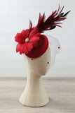 Burgundy 1920s Gatsby Style Headpieces