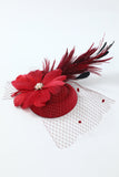 Burgundy 1920s Gatsby Style Headpieces