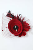 Burgundy 1920s Gatsby Style Headpieces