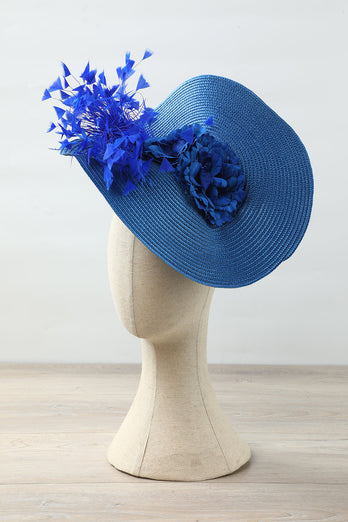 Blue Women 1920s Style Hat