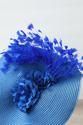 Blue Women 1920s Style Hat