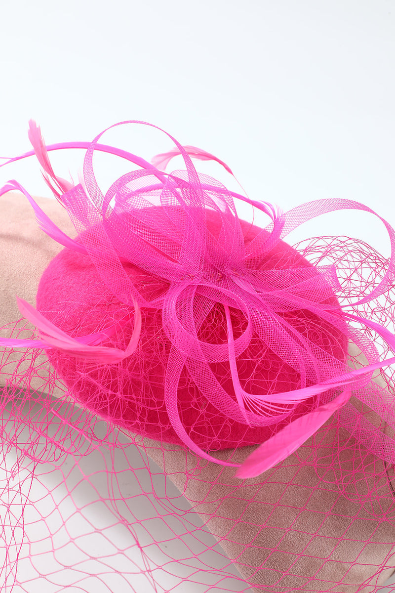 Load image into Gallery viewer, Fuchsia Women 1920s Style Headpieces