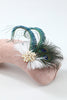 Load image into Gallery viewer, Green Peacock 1920s Great Gatsby Hairpins