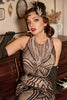 Load image into Gallery viewer, Black Ivory 1920s Formal Party Dress