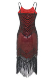 Fringed Vintage 1920s Sequin Dress