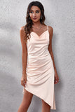 Champagne Short Formal Dress