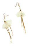 Beaded Flower Bridal Headband Earrings Sets