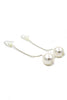 Load image into Gallery viewer, Large Pearl Fish Silk Thread Bridal Headband Earrings Sets