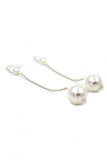 Large Pearl Fish Silk Thread Bridal Headband Earrings Sets