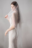 Wedding Two Tier Pearl Bridal Veils