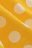 Load image into Gallery viewer, Yellow Polka Dots 1950s Dress