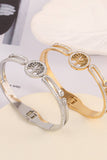 Fashion Stainless Steel Bracelet with Beading