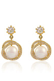 Beading Pearl Earrings