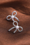 Beading Bows Pearl Earring