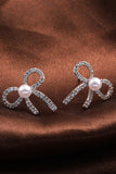 Beading Bows Pearl Earring