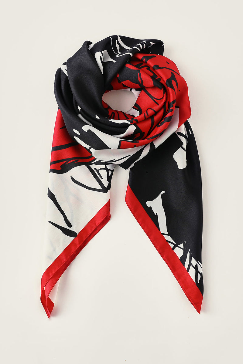 Load image into Gallery viewer, Green Square Printed Scarf Headpiece