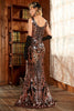 Load image into Gallery viewer, Mermaid Dark Red 1920s Formal Dress