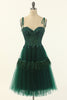 Load image into Gallery viewer, Green Beading Tulle Formal Dress