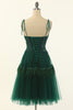 Load image into Gallery viewer, Green Beading Tulle Formal Dress