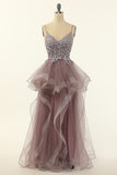 Tulle Appliques Formal Dress